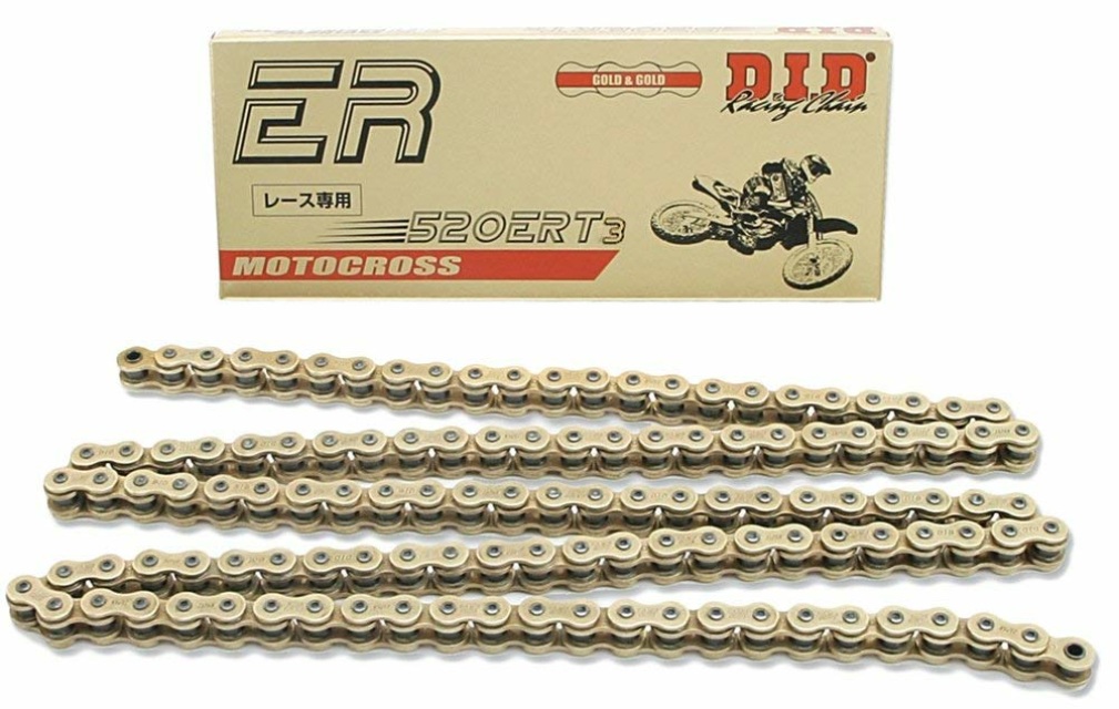 DID Chain 520 Pitch Gold 118 Link NEW Motocross Motorbike ERT3